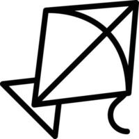 illustration vectorielle de cerf-volant sur un fond. symboles de qualité premium. icônes vectorielles pour le concept et la conception graphique. vecteur