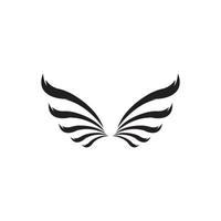 modèle de logo d'aile de faucon vecteur