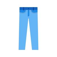 icône de couleur plate pantalon vecteur