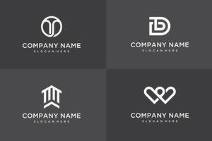 vecteur de variations de logo d'entreprise