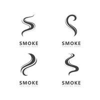 inspiration de conception de vecteur d'icône de logo de fumée