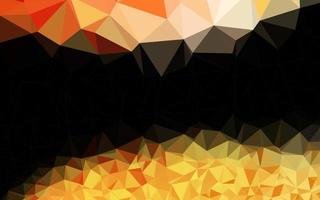 couverture low poly vecteur jaune clair, orange.