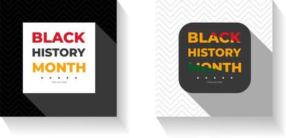 fond du mois de l'histoire des noirs. histoire afro-américaine ou mois de l'histoire des noirs. célébrée chaque année en février aux états-unis et au canada. mois de l'histoire des noirs 2022 vecteur