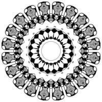 mandala arabe. motif abstrait vectoriel