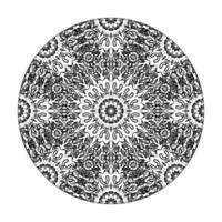 mandala dessiné à la main. décoration en ornement de doodle oriental ethnique. vecteur