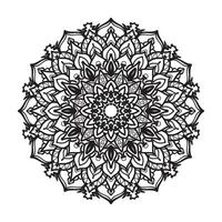 mandala dessiné à la main. décoration en ornement de doodle oriental ethnique. vecteur