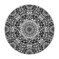 éléments de décoration d'art de mandala à motif circulaire. vecteur