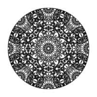 éléments de décoration d'art de mandala à motif circulaire. vecteur