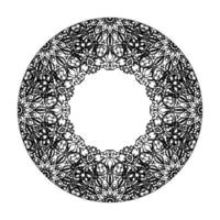 éléments de décoration d'art de mandala à motif circulaire. vecteur