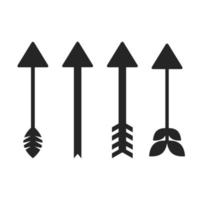 illustration de flèches tribales vecteur