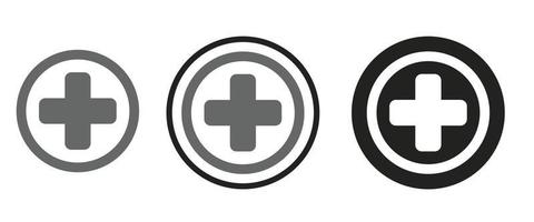 icône de marque médicale. jeu d'icônes Web .illustration vectorielle vecteur
