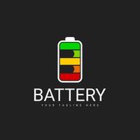 le logo de la batterie formant les initiales lettre b vecteur