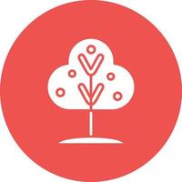 icône de glyphe de branche d'arbre vecteur