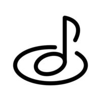 modèle d'icône de musique vecteur