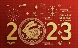 joyeux nouvel an chinois 2023 année du zodiaque du lapin