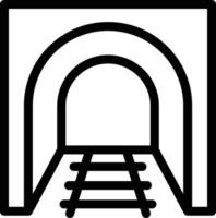 illustration vectorielle de tunnel sur fond.symboles de qualité premium.icônes vectorielles pour le concept et la conception graphique. vecteur