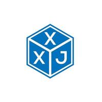 création de logo de lettre xxj sur fond blanc. xxj concept de logo de lettre initiales créatives. conception de lettre xxj. vecteur