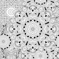 fond de mandala abstrait vecteur