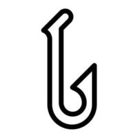 crochet illustration vectorielle sur un fond. symboles de qualité premium. icônes vectorielles pour le concept et la conception graphique. vecteur