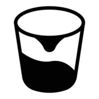 illustration vectorielle de cruche d'eau sur fond.symboles de qualité premium.icônes vectorielles pour le concept et la conception graphique. vecteur