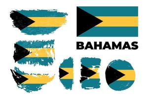 illustration vectorielle d'un arrière-plan pour le jour de l'indépendance des bahamas. illustration vectorielle vecteur