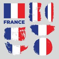 texture de fond de toile de fond de drapeau français. illustration de stock de vecteur isolé.