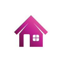 icône de vecteur immobilier maison. illustration du logo de la maison. digne d'une agence immobilière, construction, bâtiment industriel.