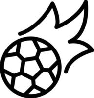 illustration vectorielle de football de vitesse sur fond.symboles de qualité premium.icônes vectorielles pour le concept et la conception graphique. vecteur