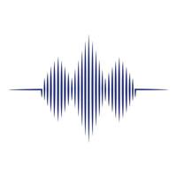 logo d'onde sonore vecteur