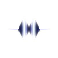 logo d'onde sonore vecteur