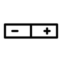 illustration vectorielle de batterie sur fond.symboles de qualité premium.icônes vectorielles pour le concept et la conception graphique. vecteur