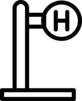illustration vectorielle de conseil d'hôtel sur un fond. symboles de qualité premium. icônes vectorielles pour le concept et la conception graphique. vecteur