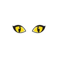 Oeil de chat. illustration d'icône vectorielle vecteur