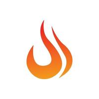 icône de flammes de feu. illustration de flamme de feu vecteur