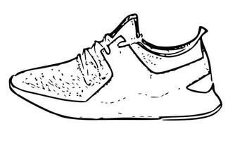 illustration de chaussures isolées sur blanc vecteur