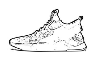 illustration de chaussures isolées sur blanc vecteur