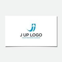 vecteur de conception de logo j up