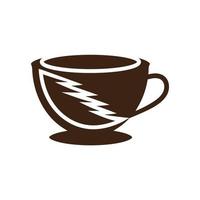 modèle de logo de tasse à café vecteur