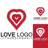 vecteur de conception de logo d'amour, vecteur de logo de foyer géométrique, concept de logo vectoriel d'amour linéaire, conception de logo en forme de coeur-vecteur