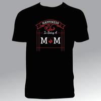 conception de t-shirt maman vecteur