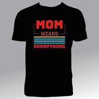 conception de t-shirt maman vecteur