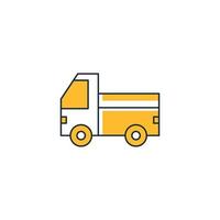 camionnette icône illustration vectorielle vecteur