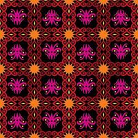 motif harmonieux de motif ethnique dayak.motif de tissu indonésien traditionnel.motif bornéo. inspiration de conception de vecteur. textile créatif pour la mode ou le tissu vecteur