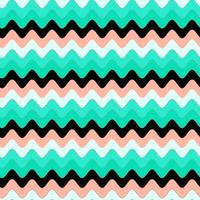 répéter le modèle sans couture de vecteur de vagues chevron multicolores