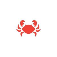 crabe logo vecteur symbole icône illustration design moderne