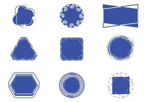 nouvel ensemble de modèles de conception de logo et d'icône de formes créatives vecteur