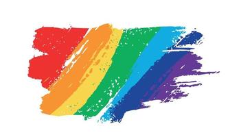 drapeau fierté arc-en-ciel lgbt lesbienne. notion lgbt. illustration vectorielle. vecteur