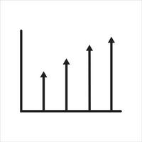 icônes statistique icône symbole vecteur