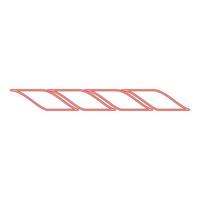 corde néon couleur rouge image d'illustration vectorielle style plat vecteur