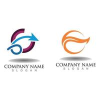logo logistique pour le modèle d'entreprise express et de société de livraison vecteur
